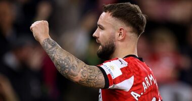 Adam Armstrong earned Southampton their first Premier League victory of the season