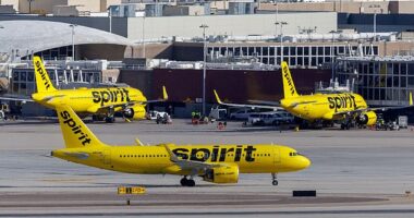 A Spirit Airlines flight has been forced to divert after it was struck by gunfire while trying to land in Haiti's capital. Stock photo