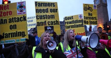 Starmer to come face-to-face with angry farmers in Wales as Labour conference overshadowed by tax row