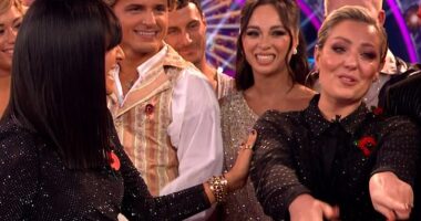 Strictly's Amy Dowden, 34, broke down in tears as she watched JB Gill, 37, and her replacement Lauren Oakley, 33, get a near perfect score on Saturday night