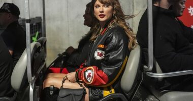 Taylor Swift was seen arriving at Arrowhead for the Chiefs' game against the Buccaneers