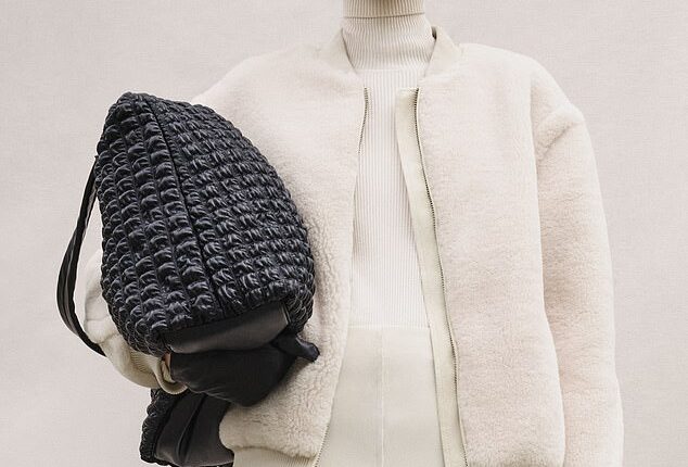 With a price tag of just £45, this quilted, squashy tote from M&S is both tactile and smart