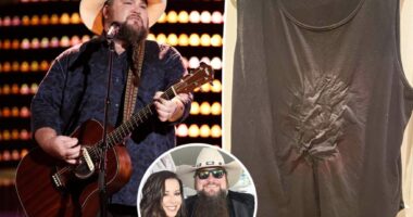 'The Voice' winner Sundance Head's wife reveals his bullet-pierced top after gun accident