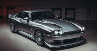 The 'new' classic Jaguar that's the antithesis of the British car maker's new electric-only identity: This is the £225,000 TWR Supercat - a modernised Jag XJS for the 21st century