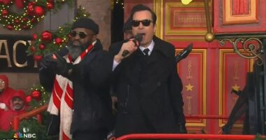 Jimmy Fallon ¿s performance at the Macy¿s Thanksgiving Day parade was not a ¿disaster,¿ according to insiders who claim he was simply going ¿overboard¿ with his lip syncing to entertain