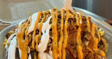 Spud brothers jacket potatoes (pictured) have landed them a new pop up location in London, but fans should expect to pay a premium price
