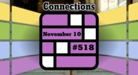 Today's Connections Hints & Answers For November 10, 2024 (Puzzle #518)
