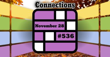 Today's Connections Hints & Answers For November 28, 2024 (Puzzle #536)