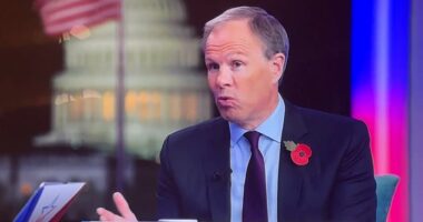 Tom Bradby is leading the liberal meltdown as Trump continues to cement his victory in the US, as he claimed Brits cannot believe that the world's most important democracy has elected a 'fascist'