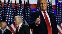 Donald Trump has broken his social media silence after his historic election by shutting down claims he will sell shares in his platform Truth Social