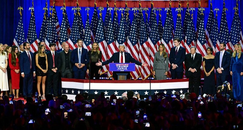 Former President Donald Trump took the stage and declared victory in the early hours of Wednesday morning, cementing an extraordinary political comeback