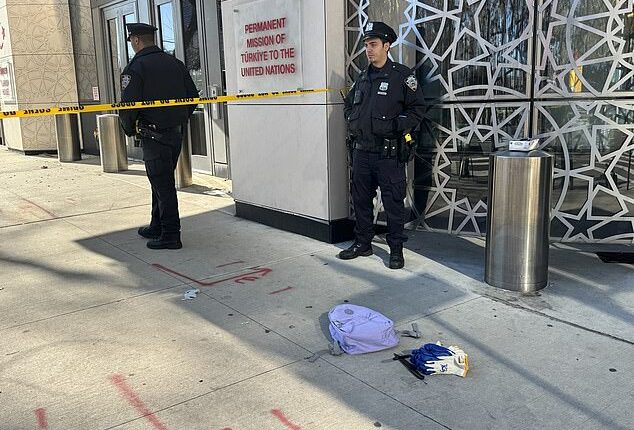 Two people died after an unidentified man stabbed them Monday morning in New York City