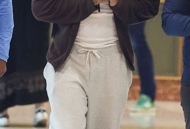 Country music star Kane Brown, 31, (pictured) flew under the radar as he landed in Sydney on Sunday amid the Australian leg of his In The Air global tour