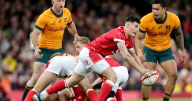 Wales vs Australia LIVE rugby: Latest updates as hosts trail 14-man Wallabies as record defeat looms