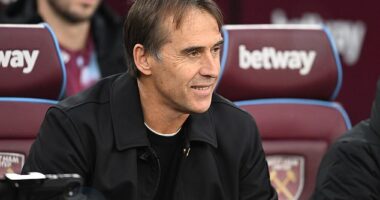 Julen Lopetegui has laughed off claims he has two games to save his job at West Ham