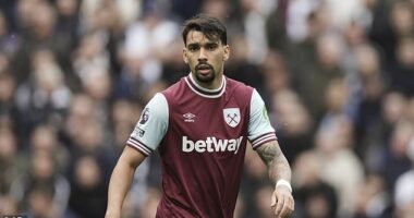 Lucas Paqueta is set to miss a Premier League clash this season as part of an ongoing illegeal betting investigation