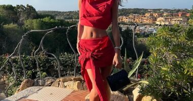 She has recently been spotted all over Romeo Beckham's socials but who is Kim Turnbull? How did she meet her famous boyfriend? And what does she do?