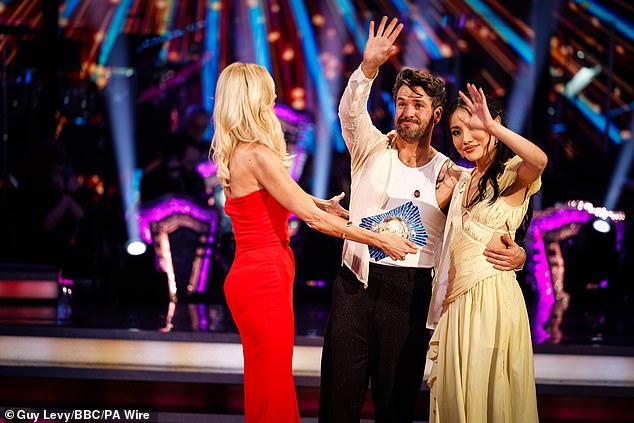Shayne Ward's dancing journey has come to an end after receiving the lowest results on Saturday night and landing in the dance-off against Wynne Evans