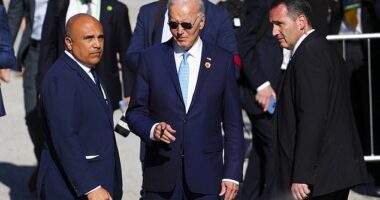 President Joe Biden was late to a 'family photo' of the leaders attending the G20 summit in Rio. The assembled leaders grinned for the picture and left before Biden arrived