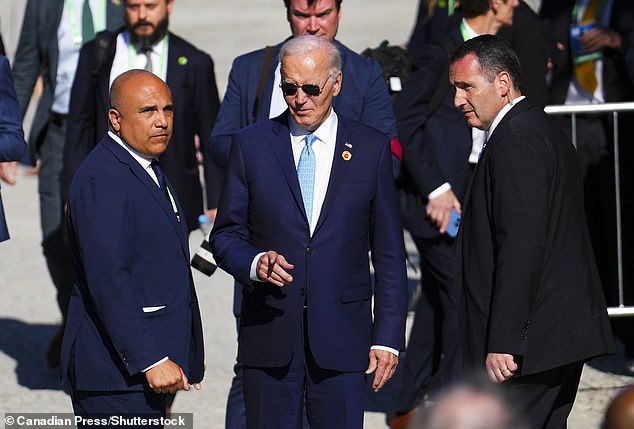President Joe Biden was late to a 'family photo' of the leaders attending the G20 summit in Rio. The assembled leaders grinned for the picture and left before Biden arrived