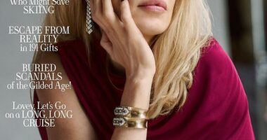 British actress Kelly Reilly - who plays tough-talking Montana finance wiz Beth Dutton on Yellowstone - has landed the December 2024/January 2025 issue of Town & Country