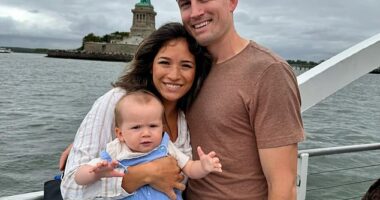 Drew and Becky Bidlen bought the 1894 home just 12 days after their daughter, Aurora, was born in 2023. The couple have since tackled the piles of trash and abandoned belongings to transform it into their new family home