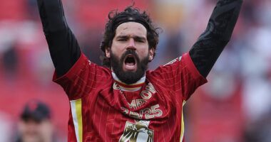 Alisson Becker has revealed that Manchester City boss Pep Guardiola sent him a message of condolence after the death of his father in February 2021