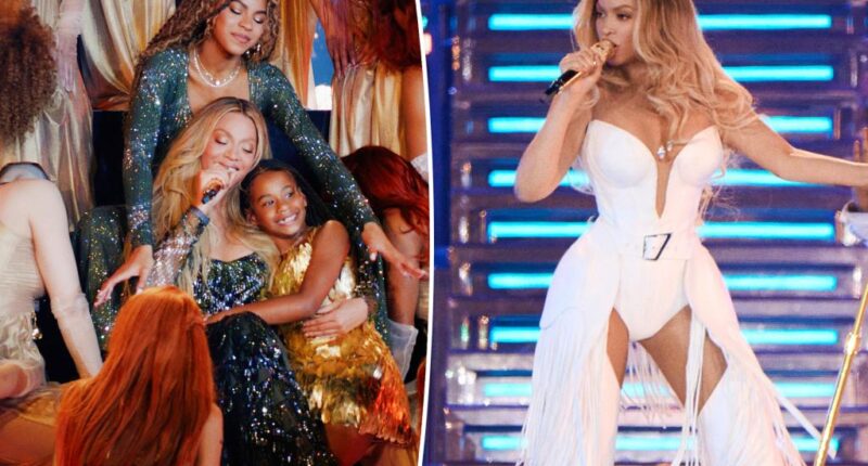 Beyoncé brings daughters Blue Ivy, Rumi onstage during 'Cowboy Carter' tour