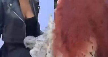 Chappell Roan has been accused of pushing her assistant in a shocking viral red carpet clip