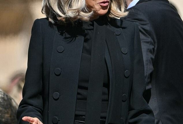 Brigitte Macron's attire for Pope Francis's funeral earlier today was criticised after the French First Lady deviated from the Vatican's dress code for the ceremony