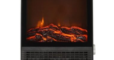 The $65 Modern Fireplace Heater has gone viral online for its cosy charm and clever functionality