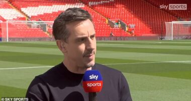 Gary Neville believes Man United can no longer claim to be England's most successful club