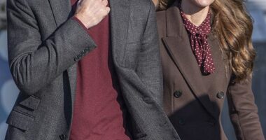 The Prince and Princess of Wales have quietly made a donation to a primary school in Southport. Pictured on their visit to Southport in October