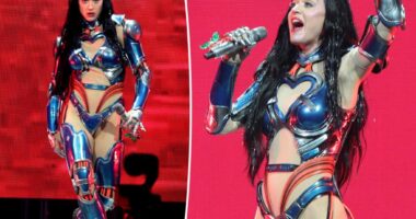Katy Perry roasted by fans for space-inspired tour outfit