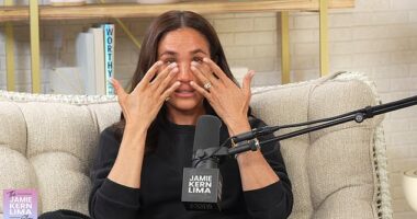 Meghan Markle broke down in tears as she revealed the 'love language gift' she will give her children, Prince Archie and Princess Lilibet, when they turn 18 in her first podcast interview