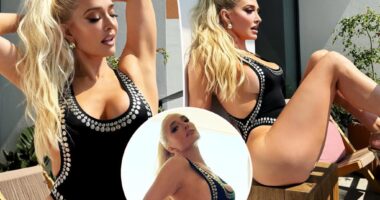 'RHOBH' star Erika Jayne rocks barely-there swimsuit for glamorous photo shoot