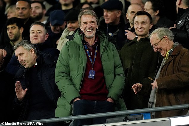 Sir Jim Ratcliffe warned fans last month that United were in danger of going bust by Christmas