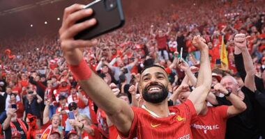 Liverpool drew level on 20 top-flight titles after winning the Premier League on Sunday