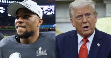 Chile! Saquon Barkley Speaks Out After Meeting Up With Donald Trump Ahead Of Philadelphia Eagles' White House Visit
