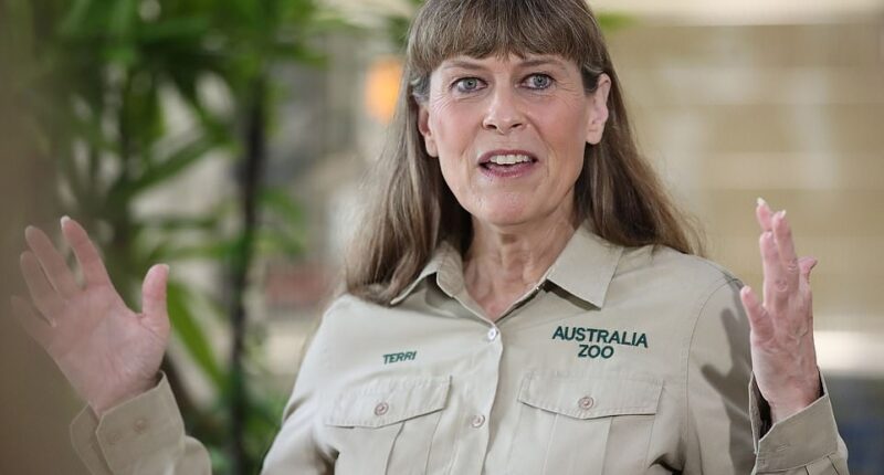 Terri Irwin, 61, has revealed what she really thinks of her son Robert's, 21, new found sex symbol status following his steamy Bonds and Stellar photoshoots in recent years, saying in the latest issue of Stellar she is happy for Robert but 'it's a lot'
