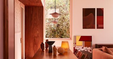 Rich red tones were incorporated in 2025 Dulux Colour Awards finalist project Claremont by WOWOWA Architecture