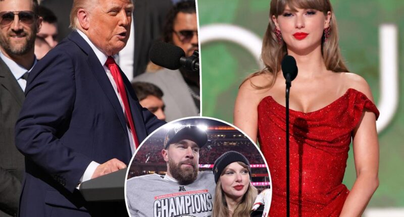 Trump disses Taylor Swift during Eagles visit to White House