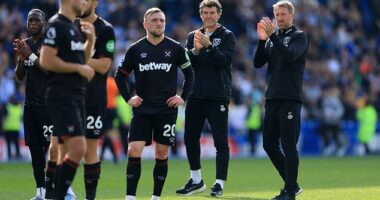 West Ham fans sided with Niclas Fullkrug at Brighton, where they fell to a late defeat