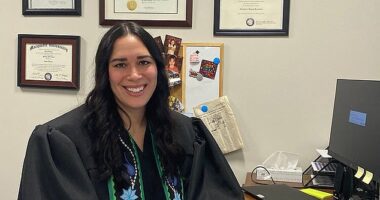 Monica Isham, a circuit judge in Wisconsin’s Sawyer County, threatened to stop holding court over the arrest of Judge Hannah Dugan
