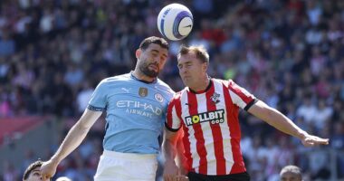 Southampton vs Manchester City - Premier League: Live score, team news and updates as Pep Guardiola welcomes Erling Haaland back into starting line-up, plus updates from the other 3pm games