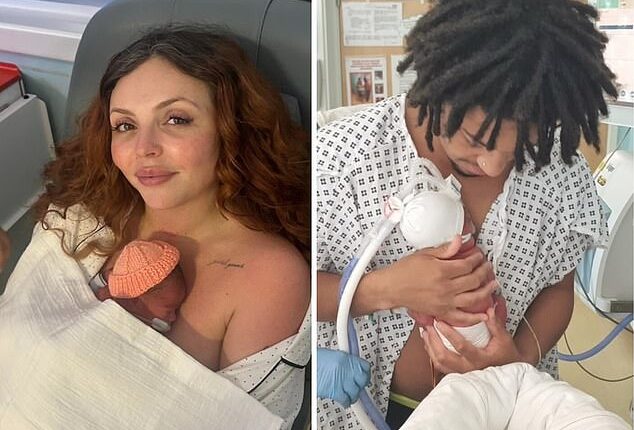 Jesy Nelson gives birth! Little Mix star confirms she has welcomed her twins prematurely and reveals their VERY unique names after undergoing emergency surgery to save them