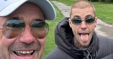 Pop superstar Justin Bieber, 31, got an early start on Father’s Day celebrations, as he was pictured in his native Canada golfing with his dad Jeremy, 49, on Sunday in an Instagram post