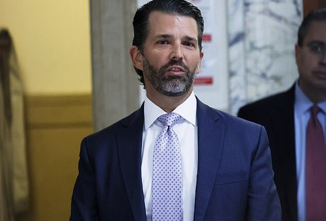 Donald Trump Jr breaks political truce over Joe Biden's cancer diagnosis as he posts Jill Biden 'cover-up' conspiracy