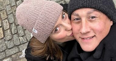 Rachel Stevens' ex husband Alex Bourne is expecting his first child with his new wife Lily - three years after his split from the S Club 7 singer