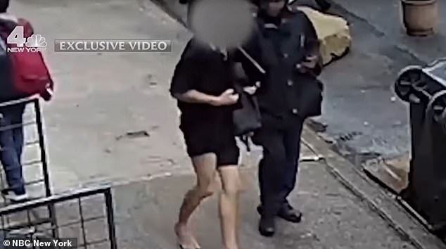 Surveillance cameras captured the moment Michael Valentino Teofrasto Carturan, 28, hobbled down a busy SoHo street Friday after having ran out of a lavish six-story apartment where he was allegedly chained up, electrocuted and taunted with a chainsaw for 17 days. Carturan, bloodied and shoeless, flagged down a NYPD traffic officer at the intersection of Spring and Mulberry Streets and pleaded for help